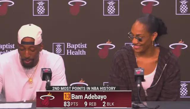 阿德巴约单场83分创历史第二高分 热火大胜奇才